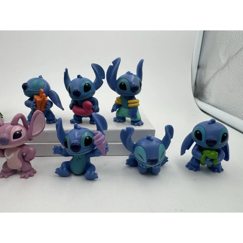 Lilo & Stitch Lot Of 10 Disney Stitch Mini Figures Just Play Hula Gift Cape